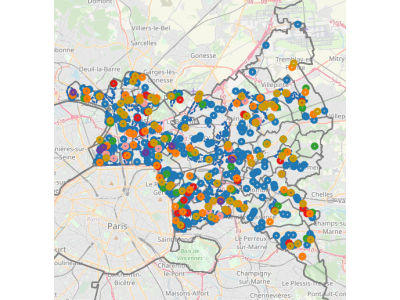 Les équipements sociaux financés par la caisse d'allocations familiales de Seine-Saint-Denis