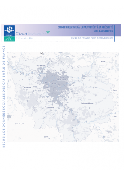 R38 - Données relatives à la pauvreté et à la précarité des allocataires en Île-de-France, au 31 décembre 2021