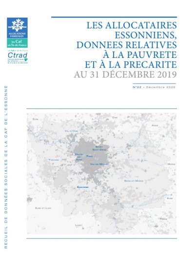 RE-22 LES ALLOCATAIRES ESSONNIENS, DONNEES RELATIVES À LA PAUVRETE ET À LA PRECARITE AU 31 DÉCEMBRE 2019